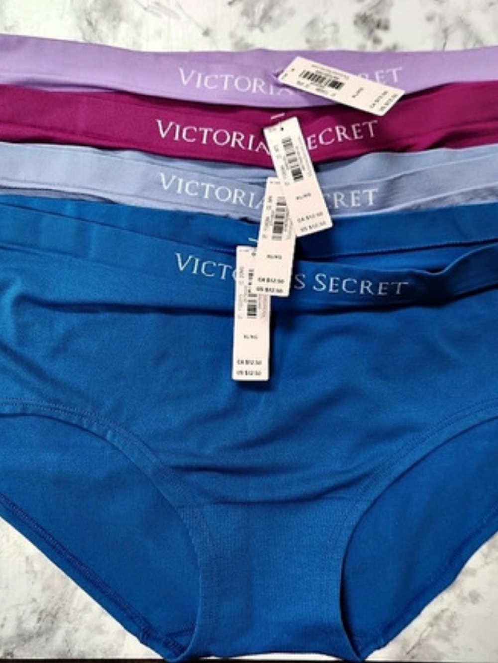 NWT Victoria's Secret Hipster/Hiphugger 4-Pack Panties Size XL